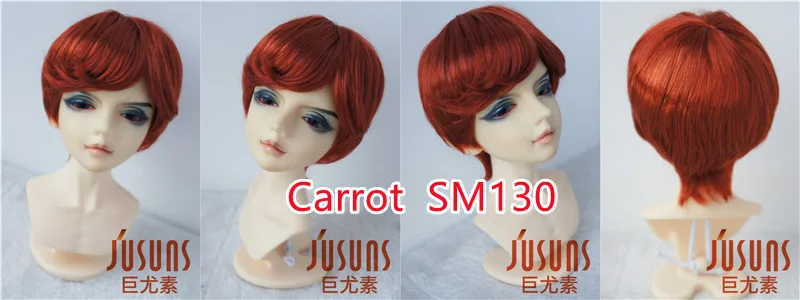 Jusuns QBaby Hair D28053 23-25CM 9-10 inch 10-11 inch BJD Wigs Enfant Soft Synthetic Mohair Doll Wigs Blythes Doll Accessories