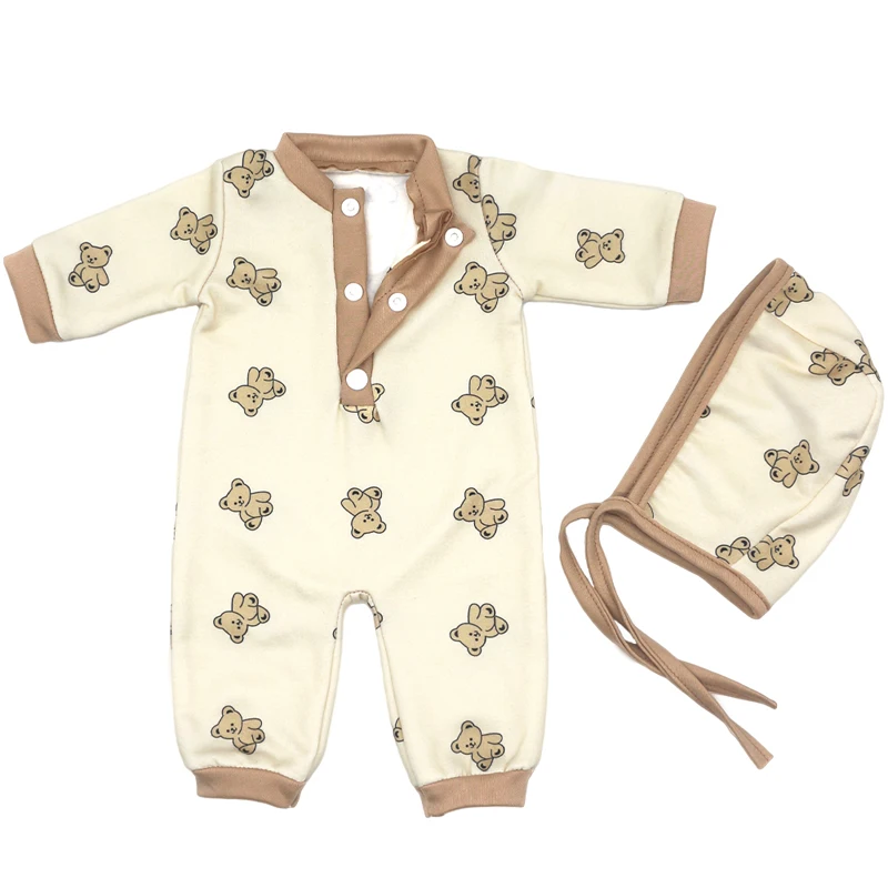 17" Baby Doll Clothes Hat Tights Leggings 43cm Baby Dolls Denim Dress Toys Wears Children Gifts