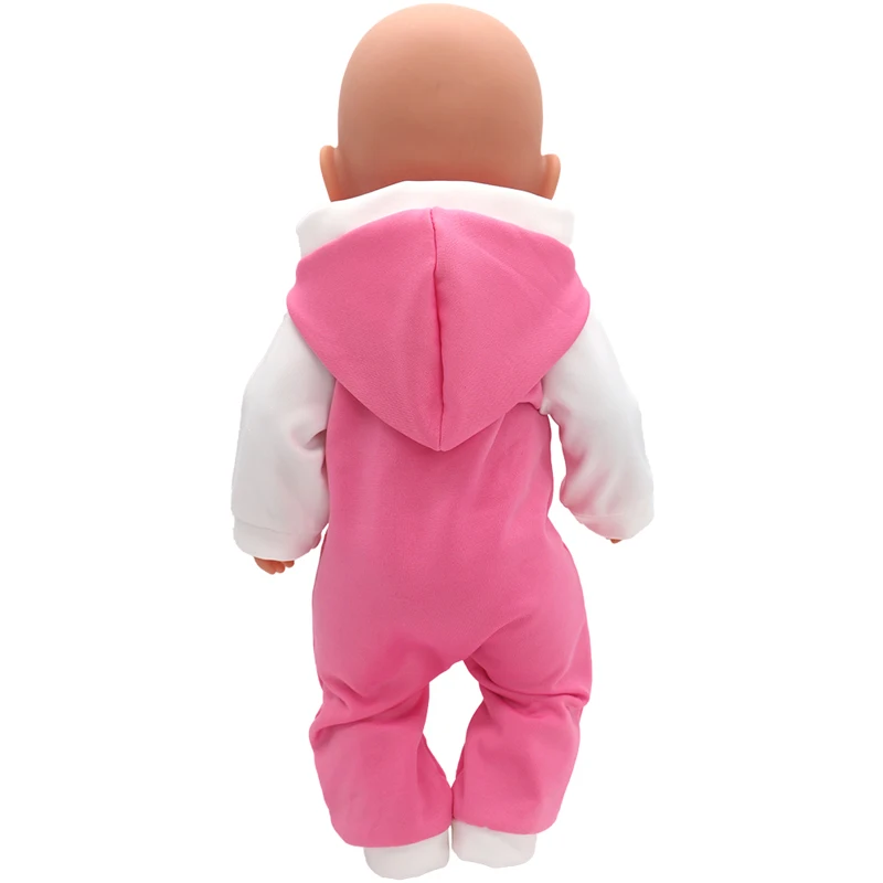17" Baby Doll Clothes Hat Tights Leggings 43cm Baby Dolls Denim Dress Toys Wears Children Gifts