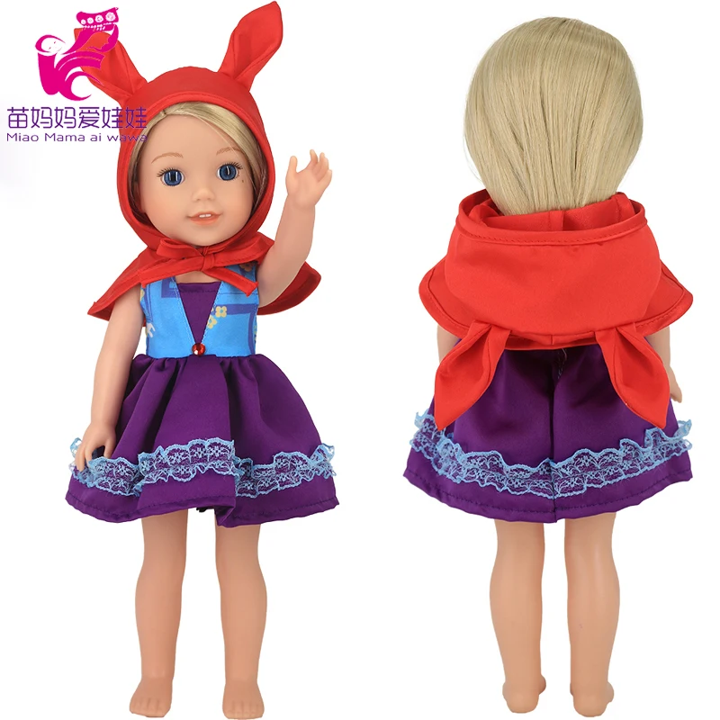 For 14.5 Inch Wellie Wishers Doll Dress Camille Ashlyn Kendall Emerson 36cm Nancy Dolls Clothes Girl's Gift