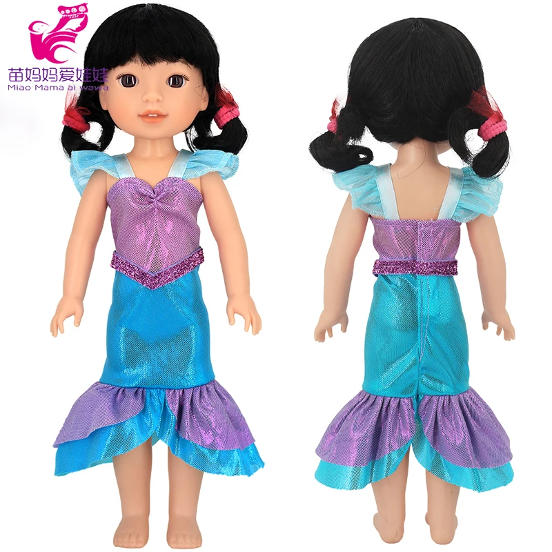 For 14.5 Inch Wellie Wishers Doll Dress Camille Ashlyn Kendall Emerson 36cm Nancy Dolls Clothes Girl's Gift