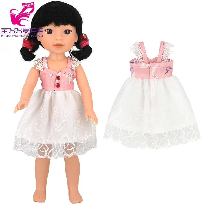 For 14.5 Inch Wellie Wishers Doll Dress Camille Ashlyn Kendall Emerson 36cm Nancy Dolls Clothes Girl's Gift