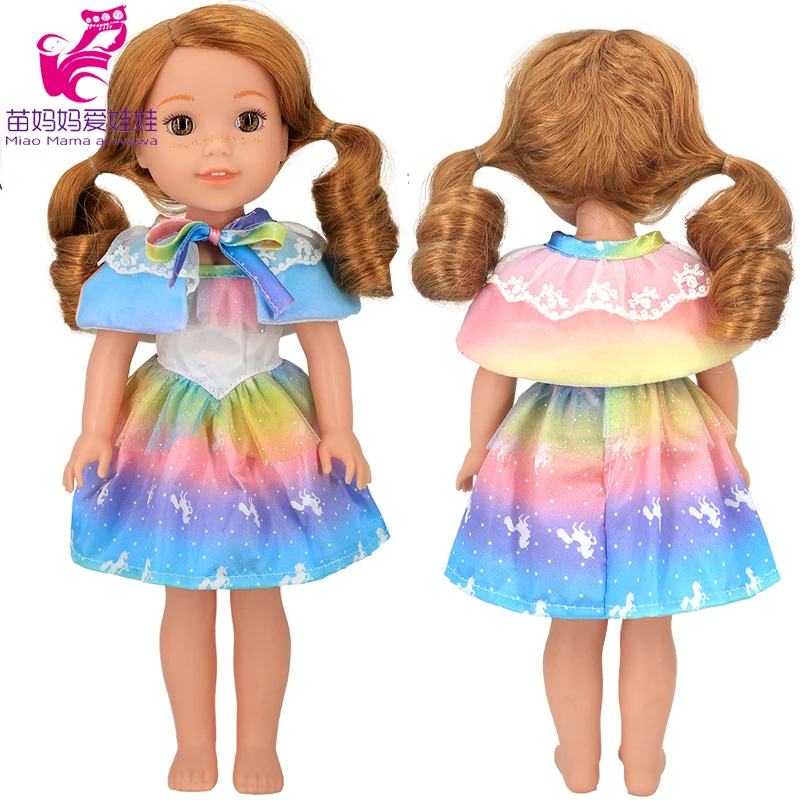 For 14.5 Inch Wellie Wishers Doll Dress Camille Ashlyn Kendall Emerson 36cm Nancy Dolls Clothes Girl's Gift