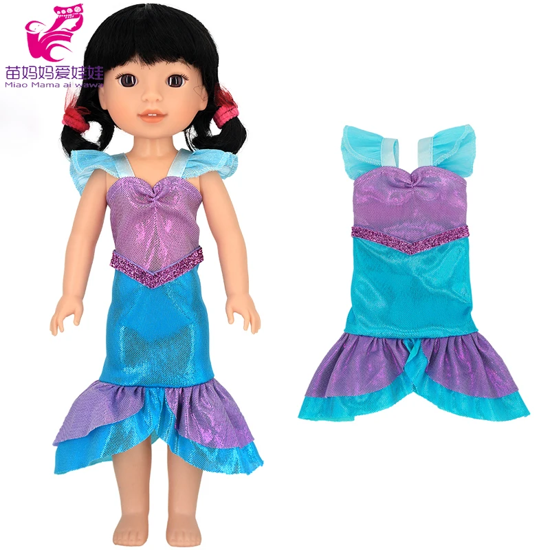 For 14.5 Inch Wellie Wishers Doll Dress Camille Ashlyn Kendall Emerson 36cm Nancy Dolls Clothes Girl's Gift