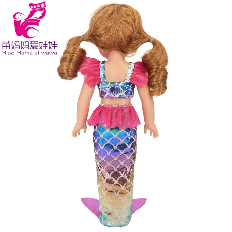 For 14.5 Inch Wellie Wishers Doll Dress Camille Ashlyn Kendall Emerson 36cm Nancy Dolls Clothes Girl's Gift