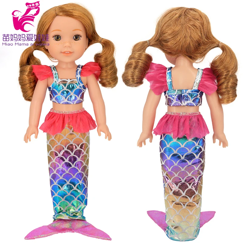 For 14.5 Inch Wellie Wishers Doll Dress Camille Ashlyn Kendall Emerson 36cm Nancy Dolls Clothes Girl's Gift