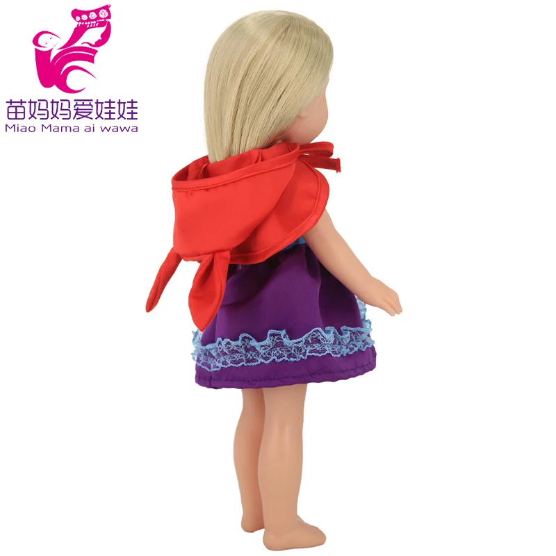 For 14.5 Inch Wellie Wishers Doll Dress Camille Ashlyn Kendall Emerson 36cm Nancy Dolls Clothes Girl's Gift