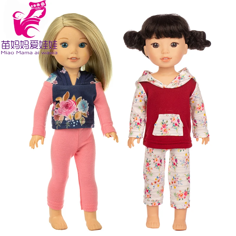 For 14.5 Inch Wellie Wishers Doll Dress Camille Ashlyn Kendall Emerson 36cm Nancy Dolls Clothes Girl's Gift