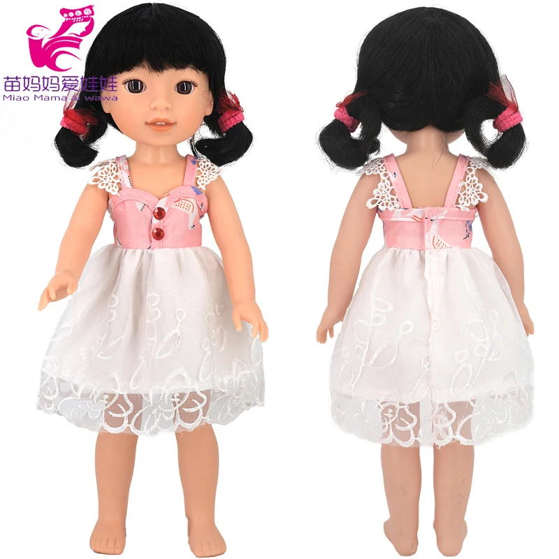 For 14.5 Inch Wellie Wishers Doll Dress Camille Ashlyn Kendall Emerson 36cm Nancy Dolls Clothes Girl's Gift
