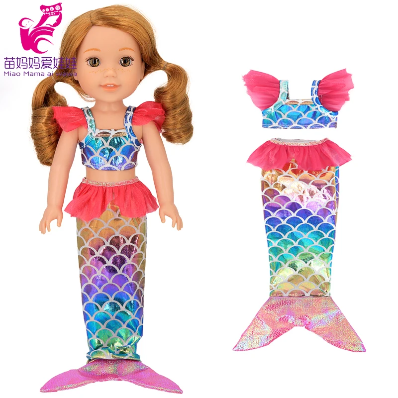 For 14.5 Inch Wellie Wishers Doll Dress Camille Ashlyn Kendall Emerson 36cm Nancy Dolls Clothes Girl's Gift