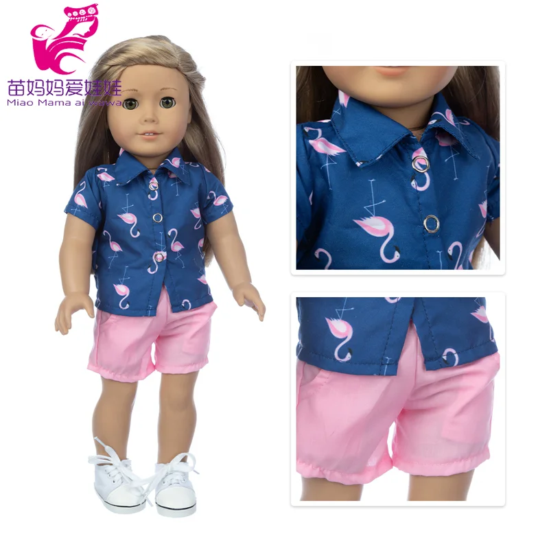 18 Inch Dolls Apparel American OG Journey Girl Doll Clothes Baby Doll Sweater Hat Winter Set Christmas Costume