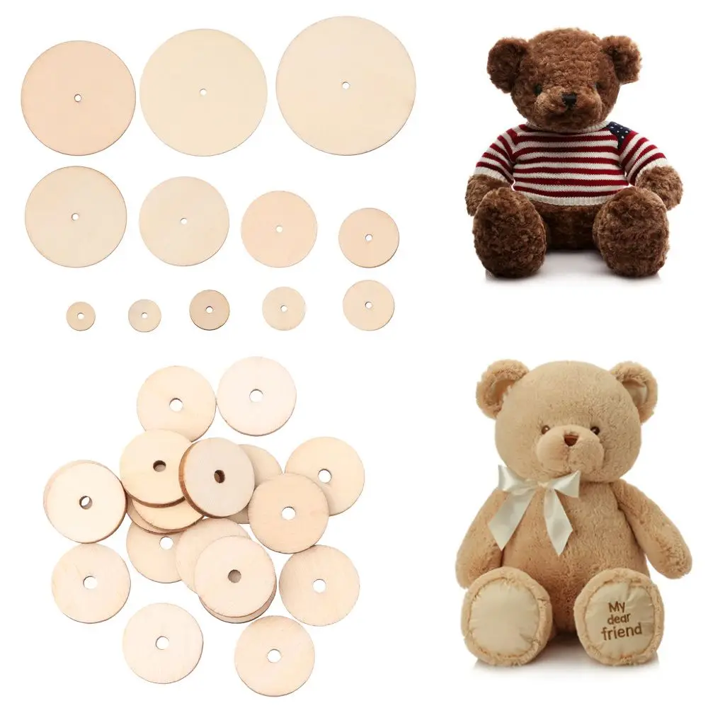 10 Sets Wood Joints Connectors For Handmade Teddy Bear Craft Children Kids Toy DIY Scrapbooking Manual Handicraft Accessory