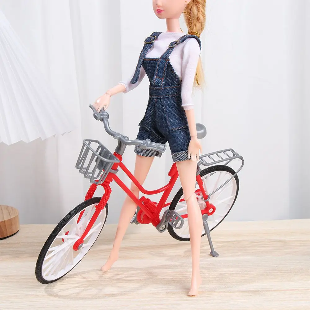 Fashion Suspenders Trousers Outfit Set for 1/6 BJD FR SD Doll Clothes Accessories Dress Dollhouse Roll Play Accessories