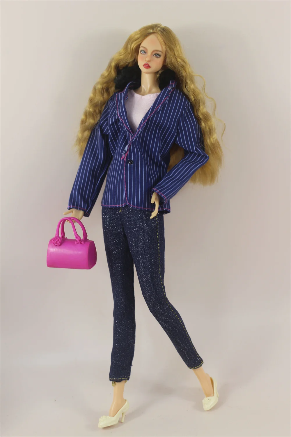 Handmade BABI CLOTHES Leather Clothing Outfit Overcoat for 11.5 inch 30cm Doll bjd clothes Many Style Gifts for doll accessories