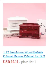 1pcs 1/12 Dollhouse Miniature Vintage Leather Wood Suitcase Mini Doll Luggage Box Pretend Play Furniture Toys Accessories