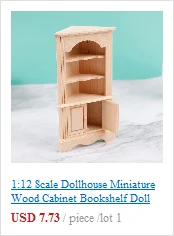 1pcs 1/12 Dollhouse Miniature Vintage Leather Wood Suitcase Mini Doll Luggage Box Pretend Play Furniture Toys Accessories