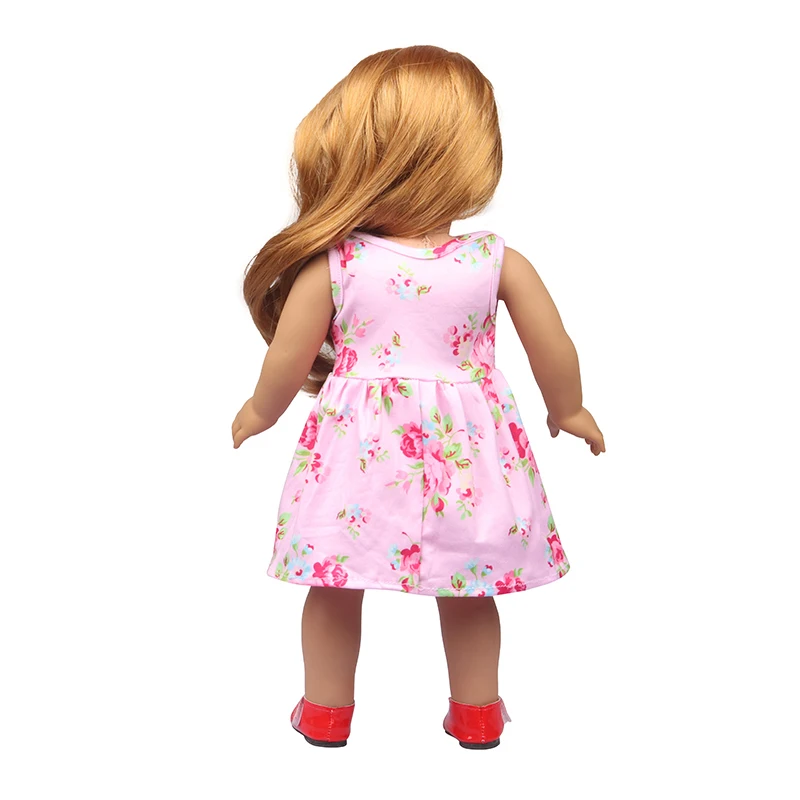 New Cute Love Dress For 43cm Baby New Born Doll Cat Clothes Skirt For American 18 Inch Girl,Our Generation,DIY,Doll Festival