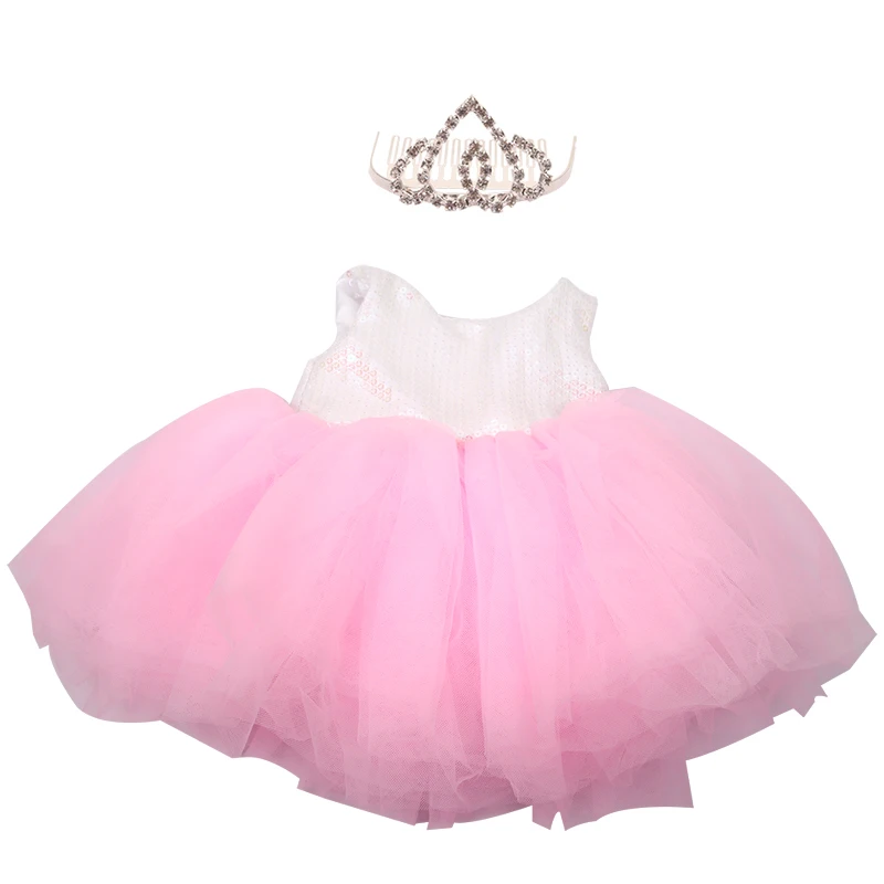 New Cute Love Dress For 43cm Baby New Born Doll Cat Clothes Skirt For American 18 Inch Girl,Our Generation,DIY,Doll Festival