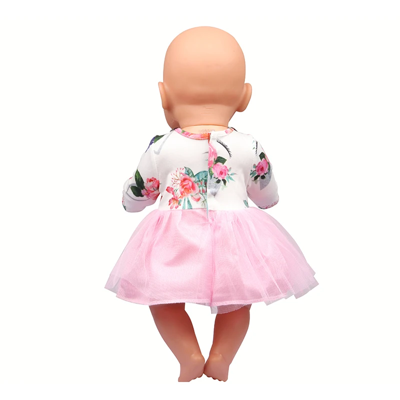 New Cute Love Dress For 43cm Baby New Born Doll Cat Clothes Skirt For American 18 Inch Girl,Our Generation,DIY,Doll Festival