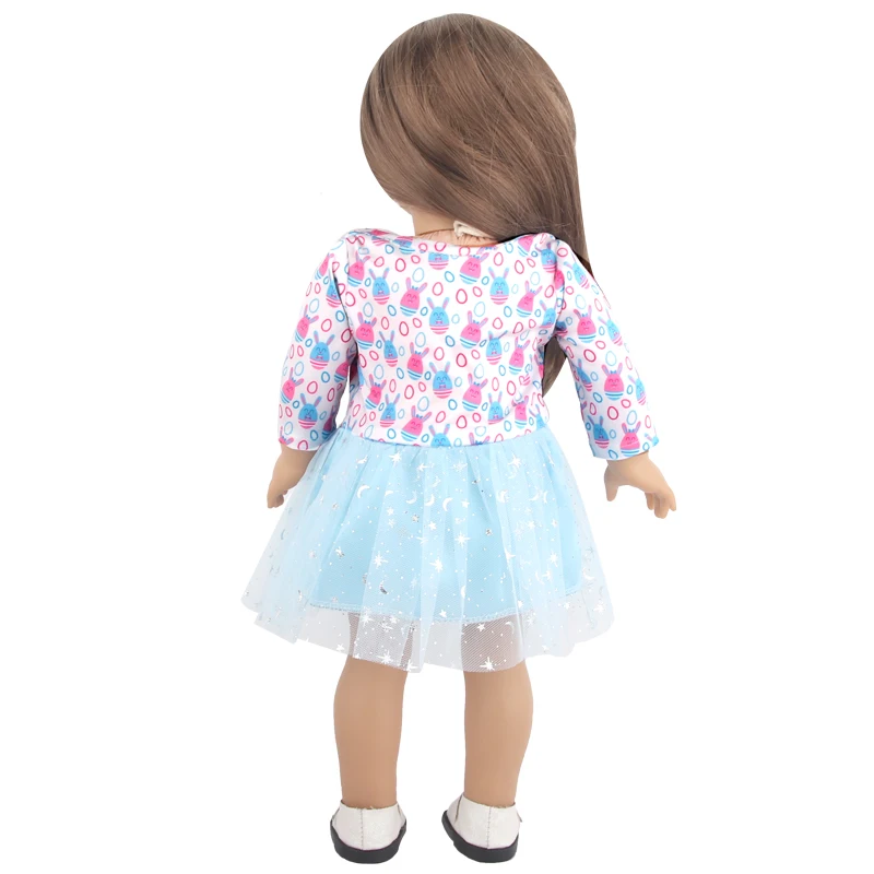 New Cute Love Dress For 43cm Baby New Born Doll Cat Clothes Skirt For American 18 Inch Girl,Our Generation,DIY,Doll Festival