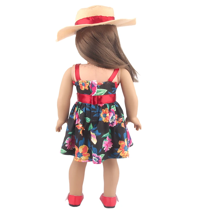 New Cute Love Dress For 43cm Baby New Born Doll Cat Clothes Skirt For American 18 Inch Girl,Our Generation,DIY,Doll Festival