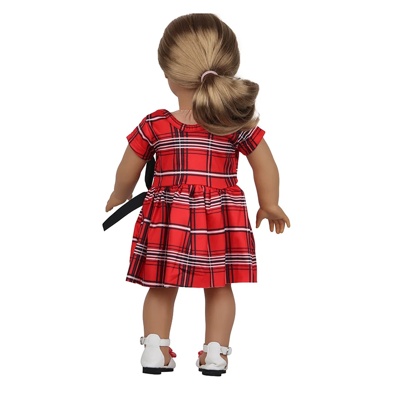 New Cute Love Dress For 43cm Baby New Born Doll Cat Clothes Skirt For American 18 Inch Girl,Our Generation,DIY,Doll Festival