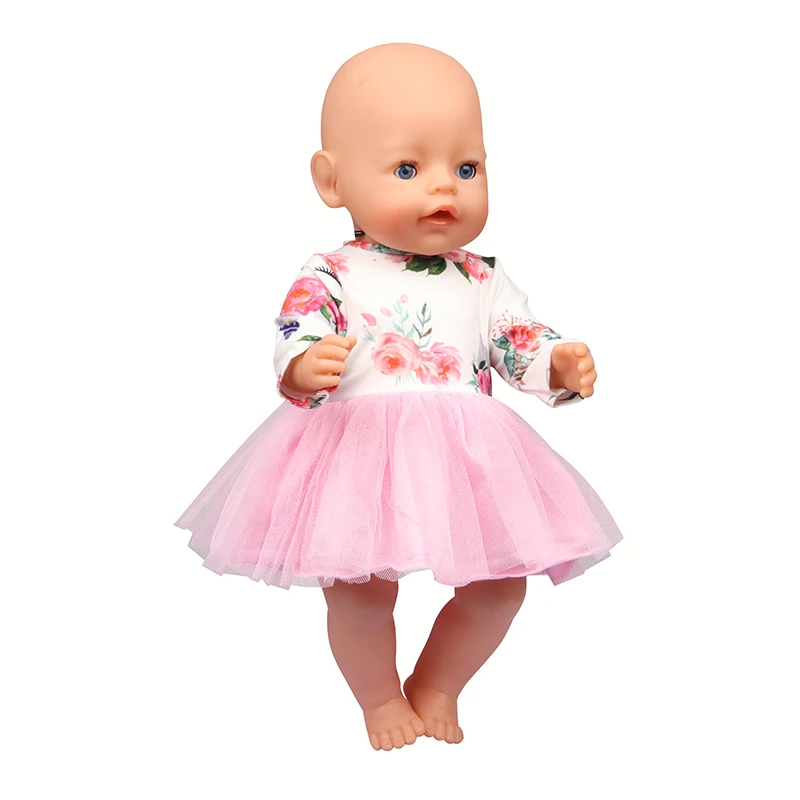 New Cute Love Dress For 43cm Baby New Born Doll Cat Clothes Skirt For American 18 Inch Girl,Our Generation,DIY,Doll Festival