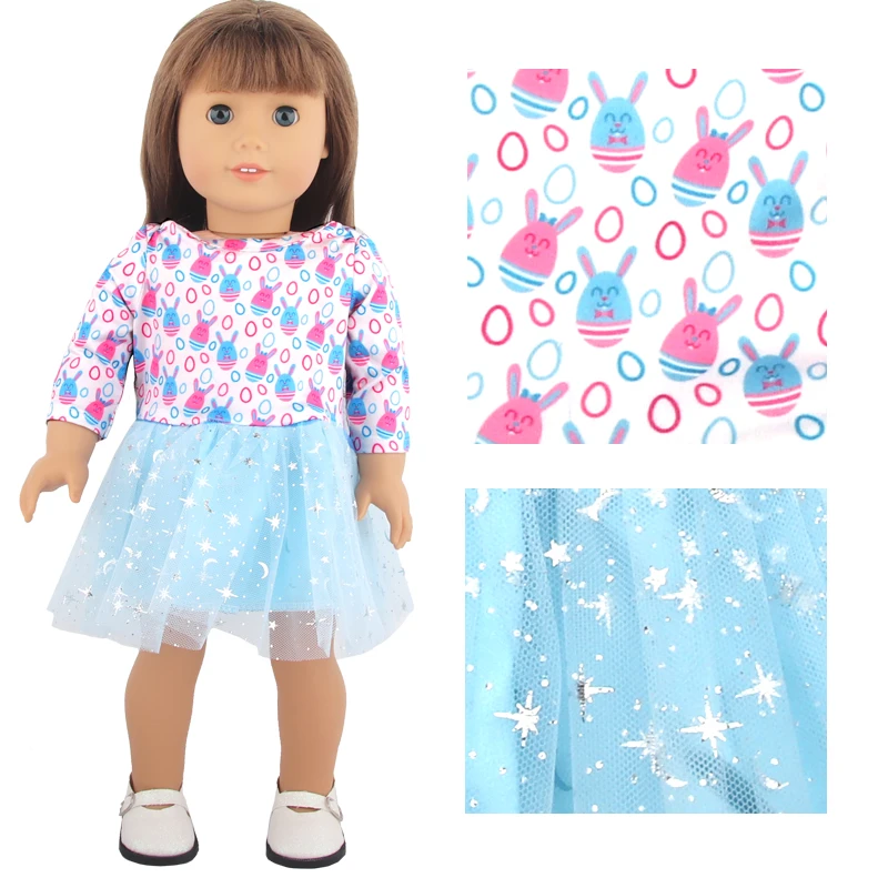 New Cute Love Dress For 43cm Baby New Born Doll Cat Clothes Skirt For American 18 Inch Girl,Our Generation,DIY,Doll Festival