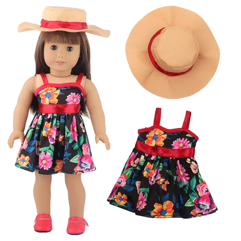 New Cute Love Dress For 43cm Baby New Born Doll Cat Clothes Skirt For American 18 Inch Girl,Our Generation,DIY,Doll Festival