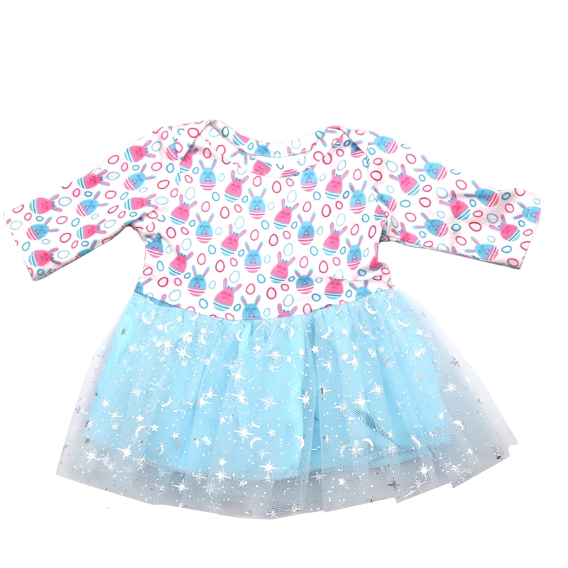 New Cute Love Dress For 43cm Baby New Born Doll Cat Clothes Skirt For American 18 Inch Girl,Our Generation,DIY,Doll Festival