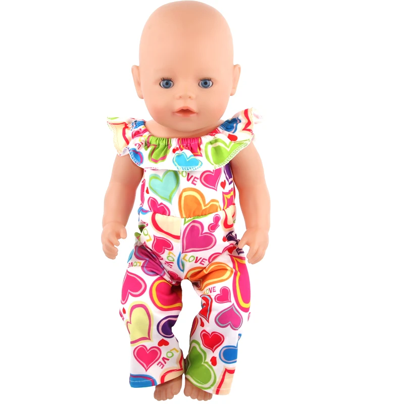 New Cute Love Dress For 43cm Baby New Born Doll Cat Clothes Skirt For American 18 Inch Girl,Our Generation,DIY,Doll Festival