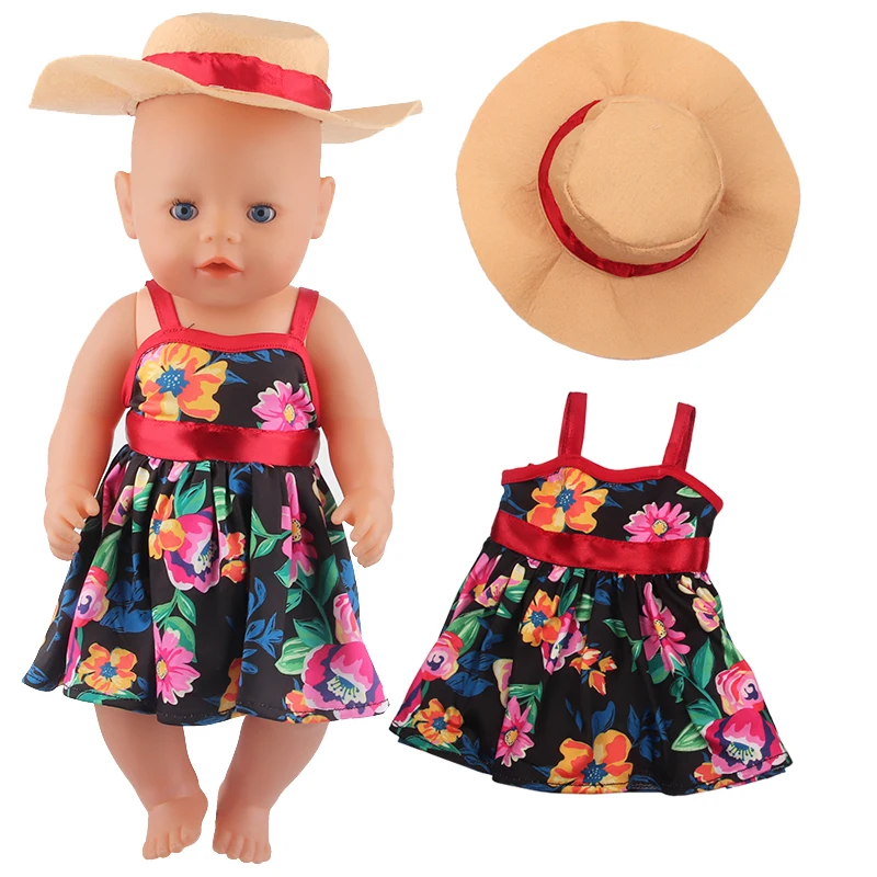 New Cute Love Dress For 43cm Baby New Born Doll Cat Clothes Skirt For American 18 Inch Girl,Our Generation,DIY,Doll Festival