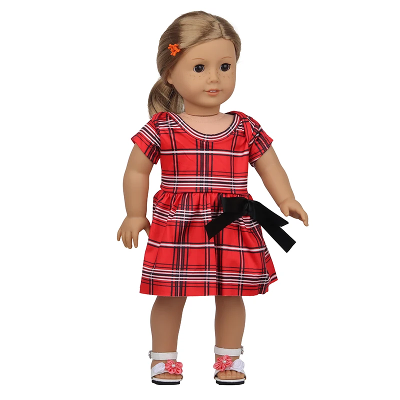 New Cute Love Dress For 43cm Baby New Born Doll Cat Clothes Skirt For American 18 Inch Girl,Our Generation,DIY,Doll Festival