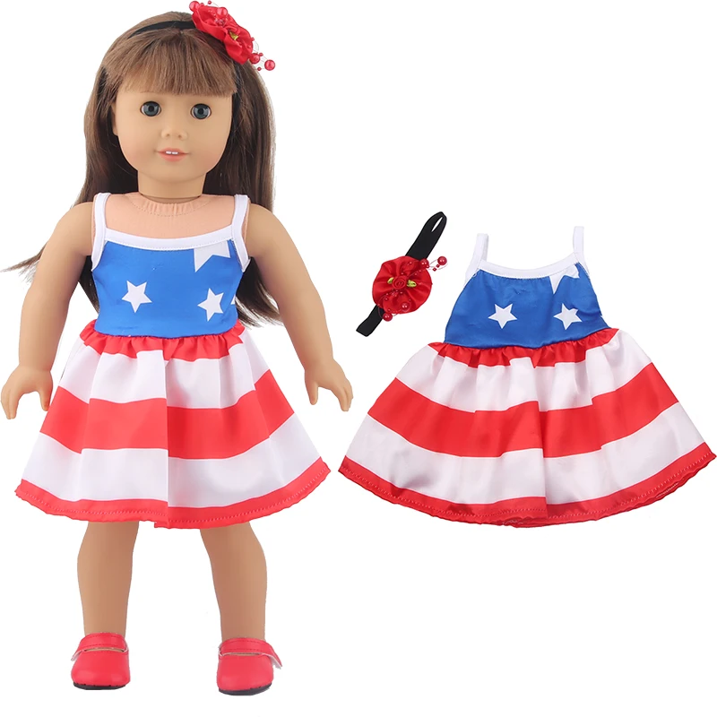 New Cute Love Dress For 43cm Baby New Born Doll Cat Clothes Skirt For American 18 Inch Girl,Our Generation,DIY,Doll Festival