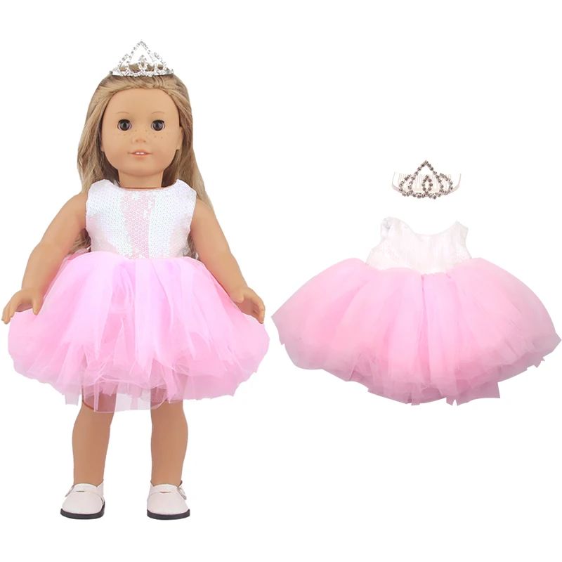 New Cute Love Dress For 43cm Baby New Born Doll Cat Clothes Skirt For American 18 Inch Girl,Our Generation,DIY,Doll Festival