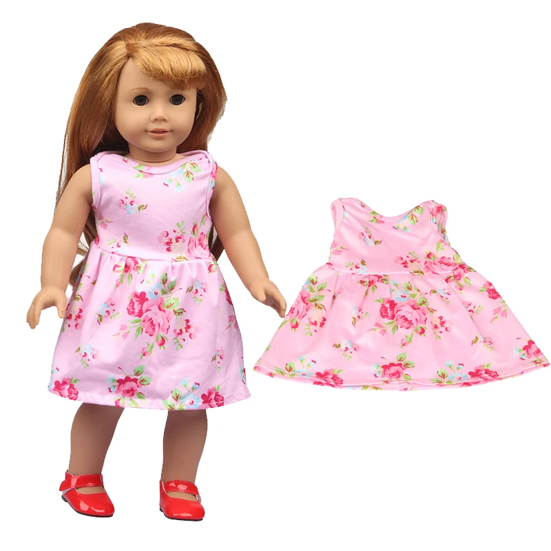 New Cute Love Dress For 43cm Baby New Born Doll Cat Clothes Skirt For American 18 Inch Girl,Our Generation,DIY,Doll Festival
