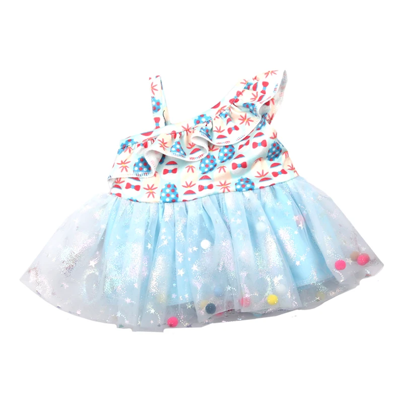 New Cute Love Dress For 43cm Baby New Born Doll Cat Clothes Skirt For American 18 Inch Girl,Our Generation,DIY,Doll Festival