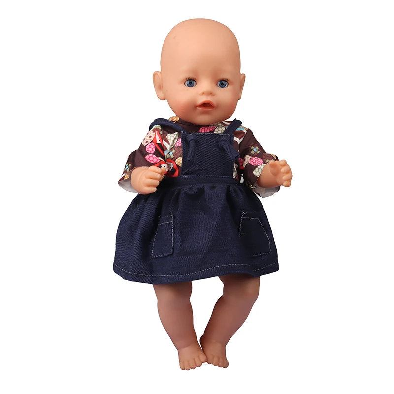 New Cute Love Dress For 43cm Baby New Born Doll Cat Clothes Skirt For American 18 Inch Girl,Our Generation,DIY,Doll Festival