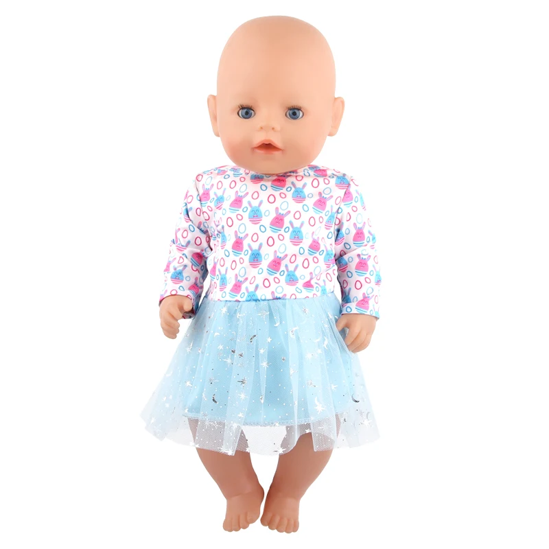 New Cute Love Dress For 43cm Baby New Born Doll Cat Clothes Skirt For American 18 Inch Girl,Our Generation,DIY,Doll Festival