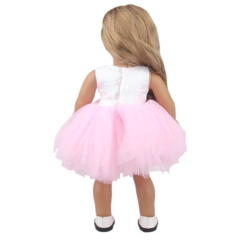 New Cute Love Dress For 43cm Baby New Born Doll Cat Clothes Skirt For American 18 Inch Girl,Our Generation,DIY,Doll Festival