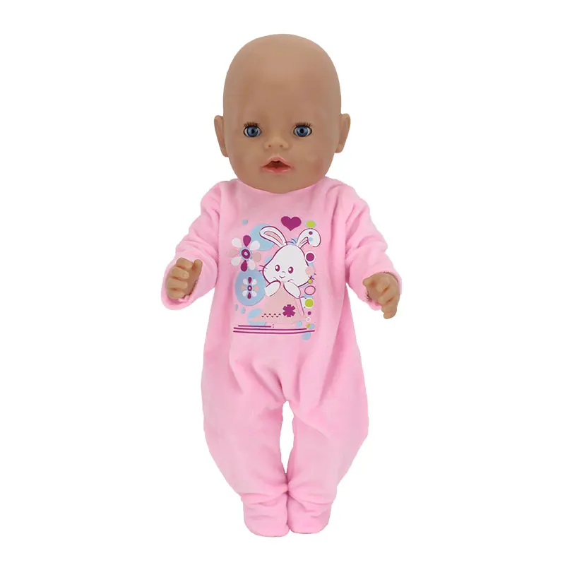 New Doll Jump Suits For 43cm Baby Doll 17 inch Reborn Baby Dolls Clothes And Accessories