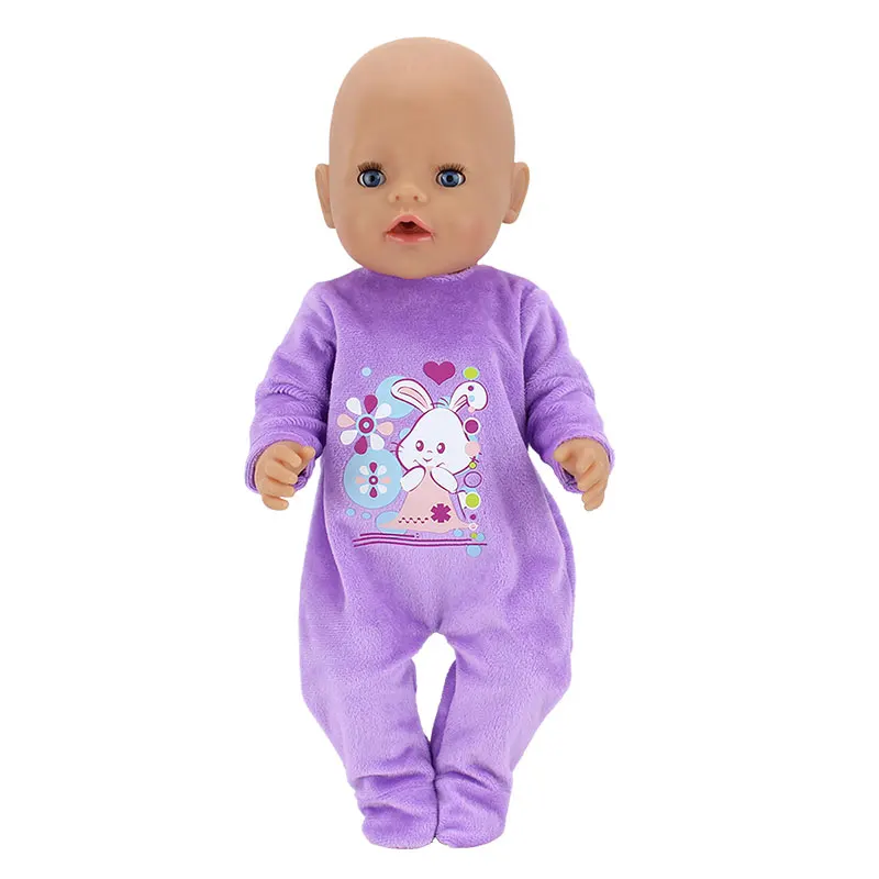 New Doll Jump Suits For 43cm Baby Doll 17 inch Reborn Baby Dolls Clothes And Accessories