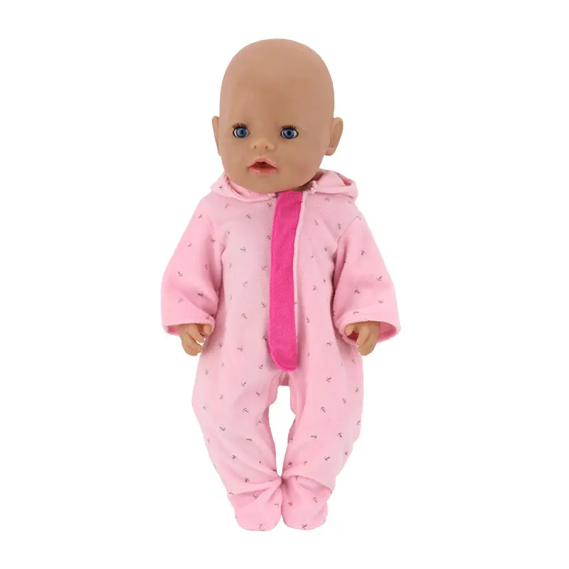 New Doll Jump Suits For 43cm Baby Doll 17 inch Reborn Baby Dolls Clothes And Accessories