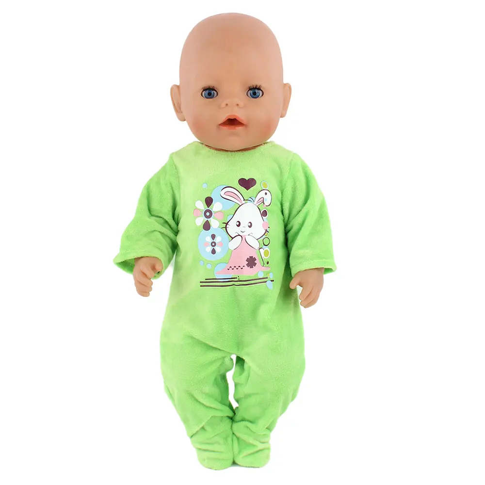 New Doll Jump Suits For 43cm Baby Doll 17 inch Reborn Baby Dolls Clothes And Accessories