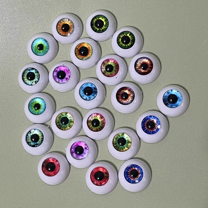 11 Color 2 Pairs 12mm/14mm Eyeball DIY Toy Eye Plush Animal Eye Accessories Doll Eyeball BJD Eyes
