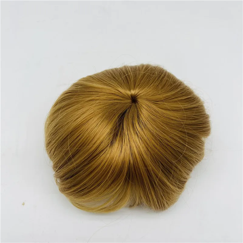 Brown/ Golden Hair Wig for Reborn Doll BJD Doll Fits Doll Head Circumference About 35cm/41cm DIY Doll Hair Accessories