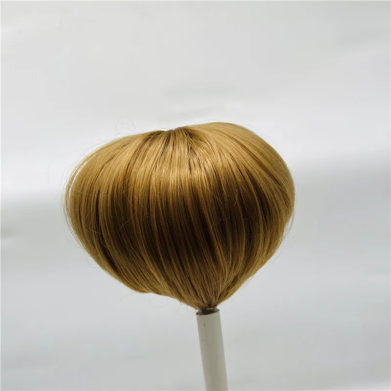 Brown/ Golden Hair Wig for Reborn Doll BJD Doll Fits Doll Head Circumference About 35cm/41cm DIY Doll Hair Accessories