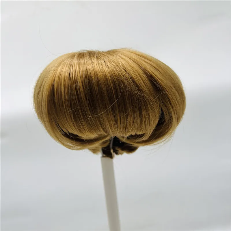 Brown/ Golden Hair Wig for Reborn Doll BJD Doll Fits Doll Head Circumference About 35cm/41cm DIY Doll Hair Accessories