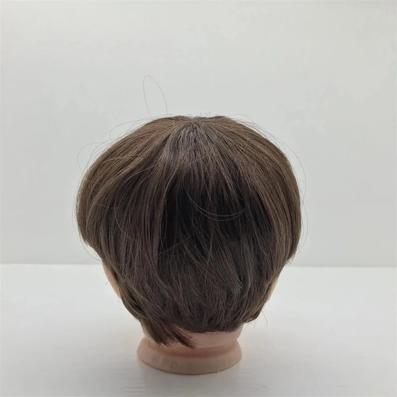 Brown/ Golden Hair Wig for Reborn Doll BJD Doll Fits Doll Head Circumference About 35cm/41cm DIY Doll Hair Accessories