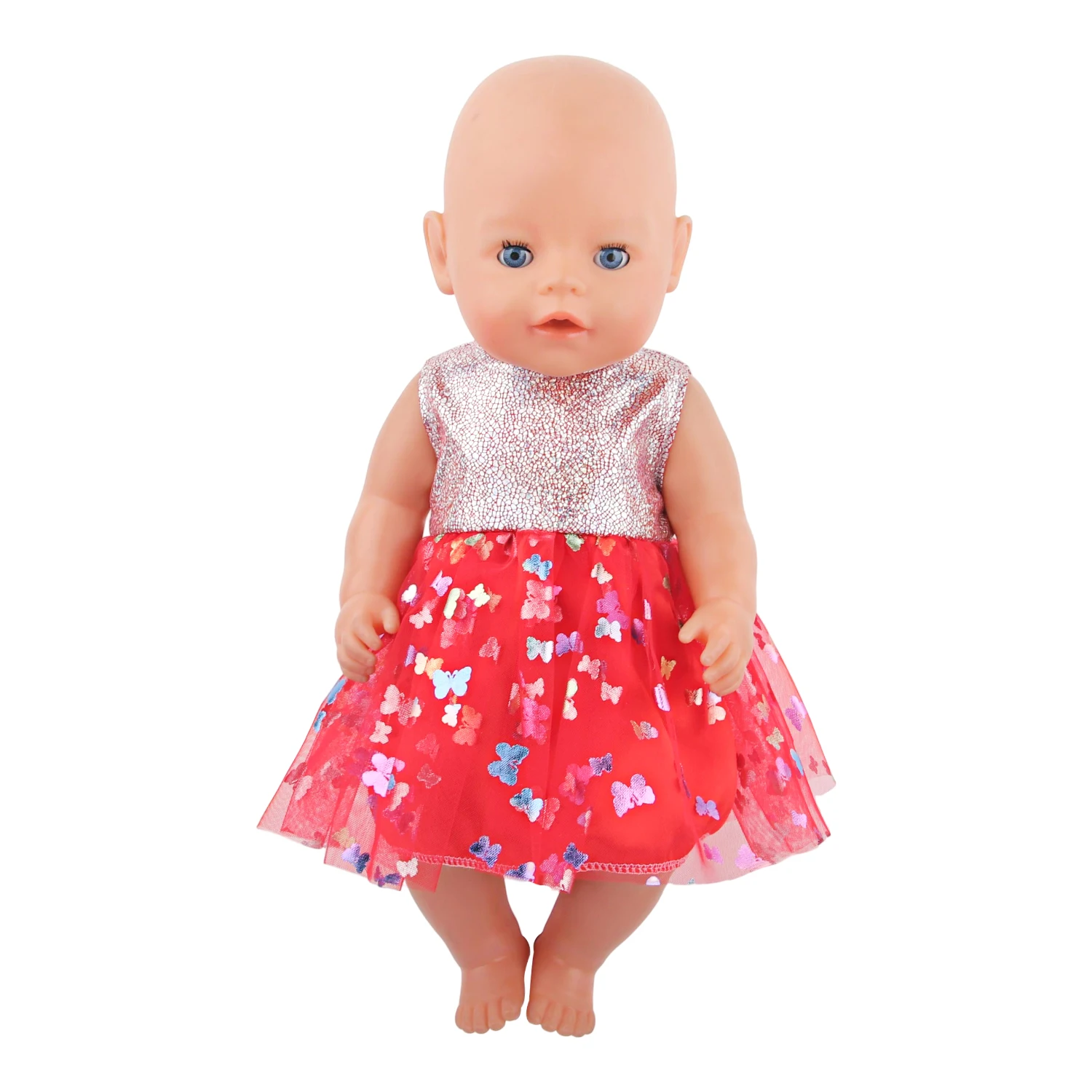 Lovely Princess Doll Dress Clothes For 43cm Baby New Born Doll Cute Bow Skirt For American 18 Inch&OG,Life Girl Dolls KId's Gift
